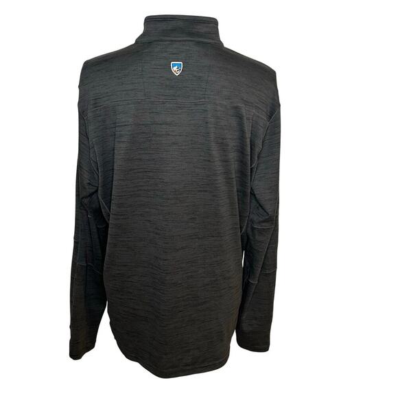 Kuhl mens Alloy 1/4 zip mock neck graphite thumb holes pullover size XL - Picture 6 of 10
